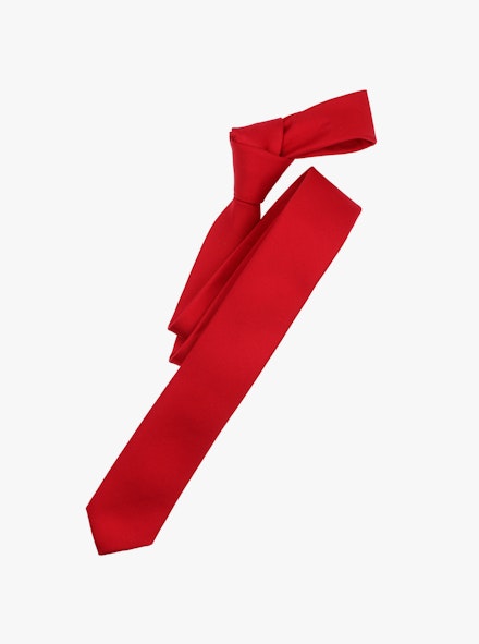 Krawatte in sattes Rot - VENTI