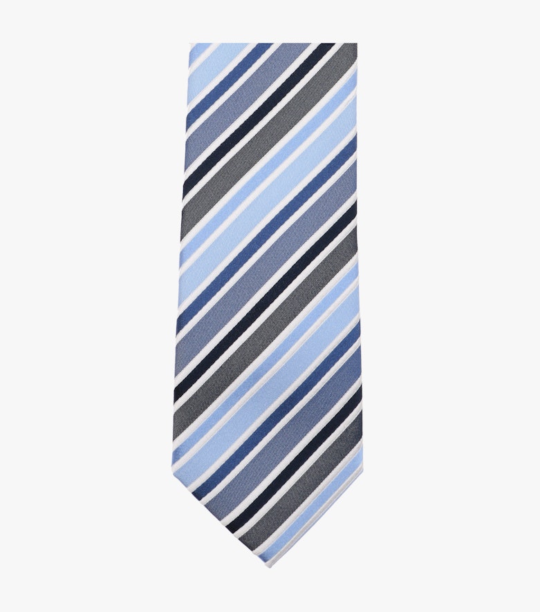 Krawatte in graues Mittelblau - VENTI